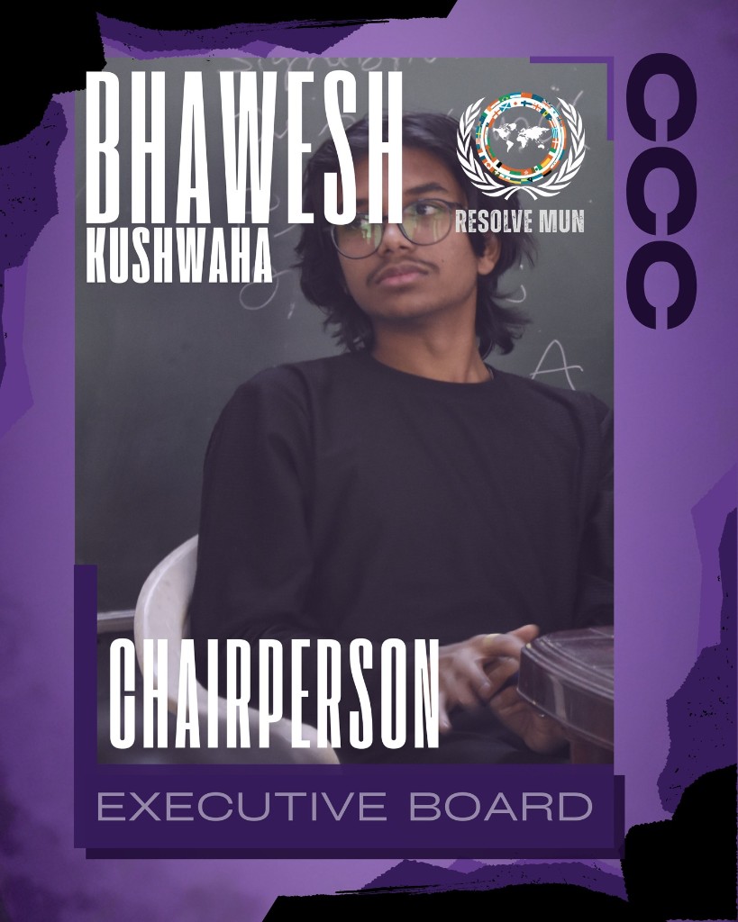 Bhawesh Kushwaha — Chairperson, CCC
