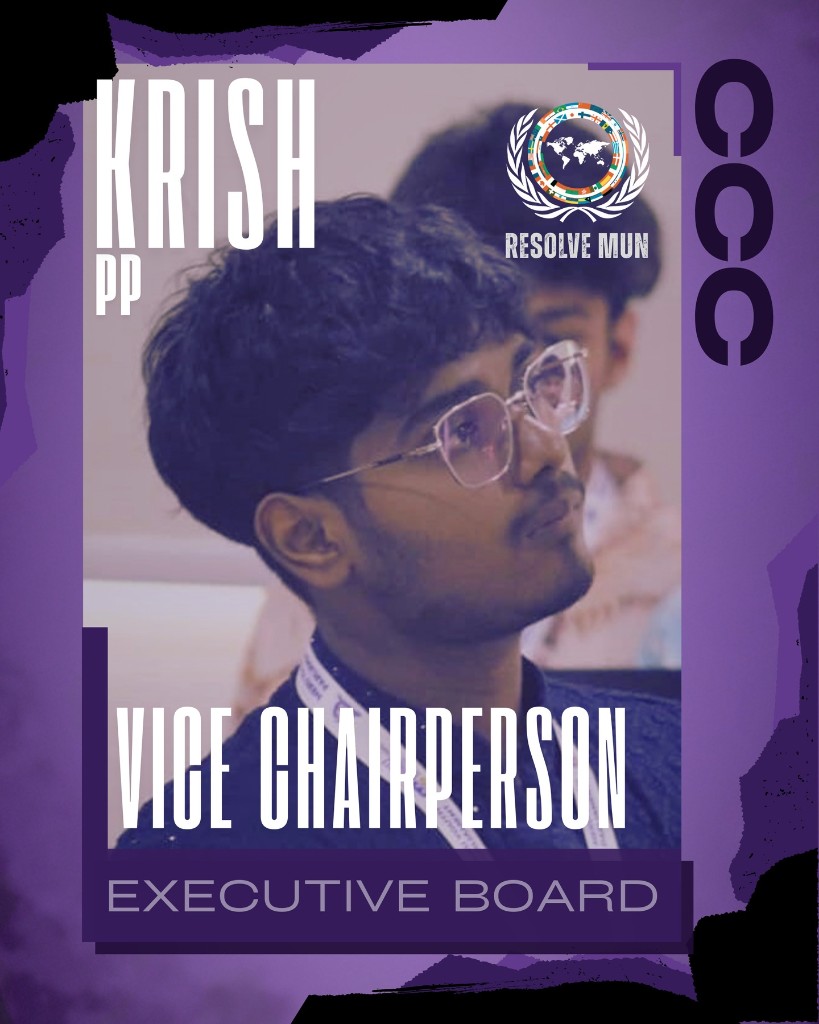 Krish P P — Vice Chairperson, CCC