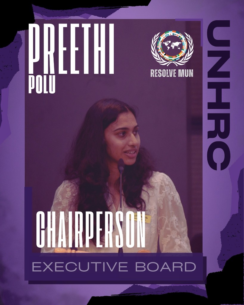 Preethi Polu — Chairperson, UNHRC